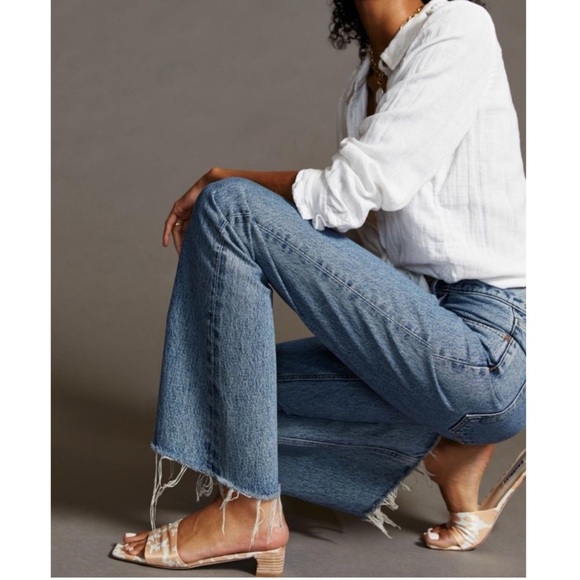 AGOLDE Relaxed Mid Rise Boot Jean in Medium Wash - Picture 2 of 16